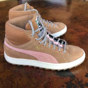 Puma suede high tops. U.S. Size 7.5